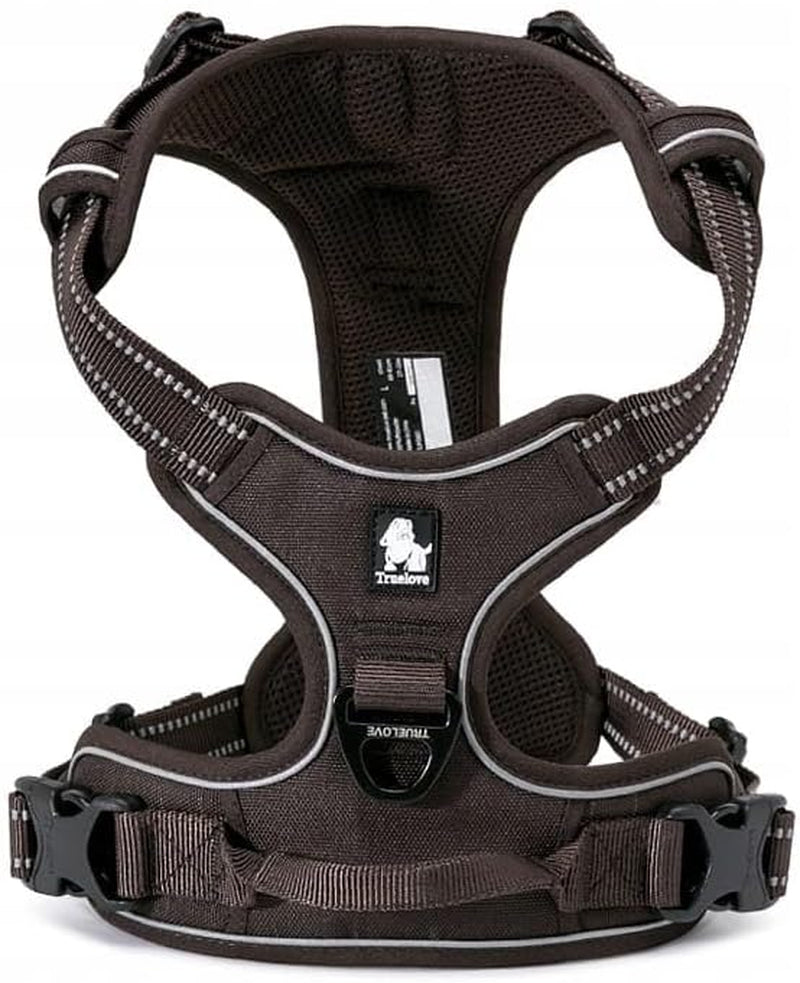 Adjustable No-Pull Dog Harness Reflective Pup Vest Harnesses Comfortable Control Brilliant Colors Truelove Tlh5651(Royal Blue,M)