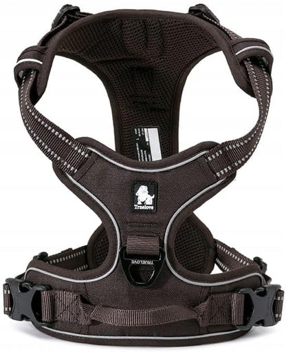 Adjustable No-Pull Dog Harness Reflective Pup Vest Harnesses Comfortable Control Brilliant Colors Truelove Tlh5651(Royal Blue,M)