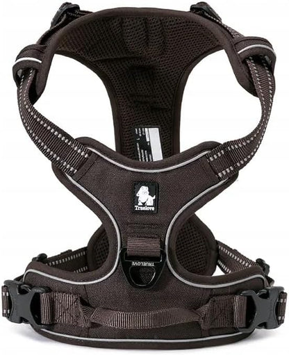 Adjustable No-Pull Dog Harness Reflective Pup Vest Harnesses Comfortable Control Brilliant Colors Truelove Tlh5651(Royal Blue,M)